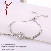  925 silver jewelry necklaces earring bracelet custom wholesale 